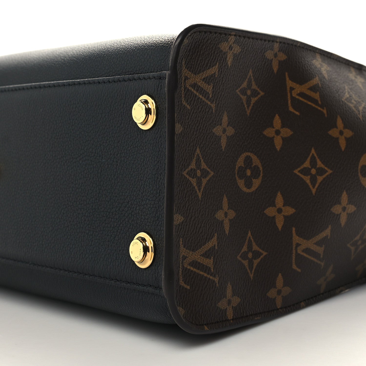 Louis Vuitton Calfskin Monogram On My Side Black 9 of 9
