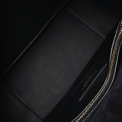 Saint Laurent Smooth Calfskin Small Le 5 A 7 Soft Hobo Black 5 of 9