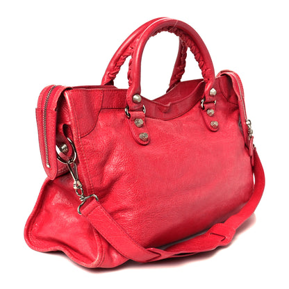 Balenciaga Agneau Giant 12 Silver Hardware City Rose Thulian 4 of 11