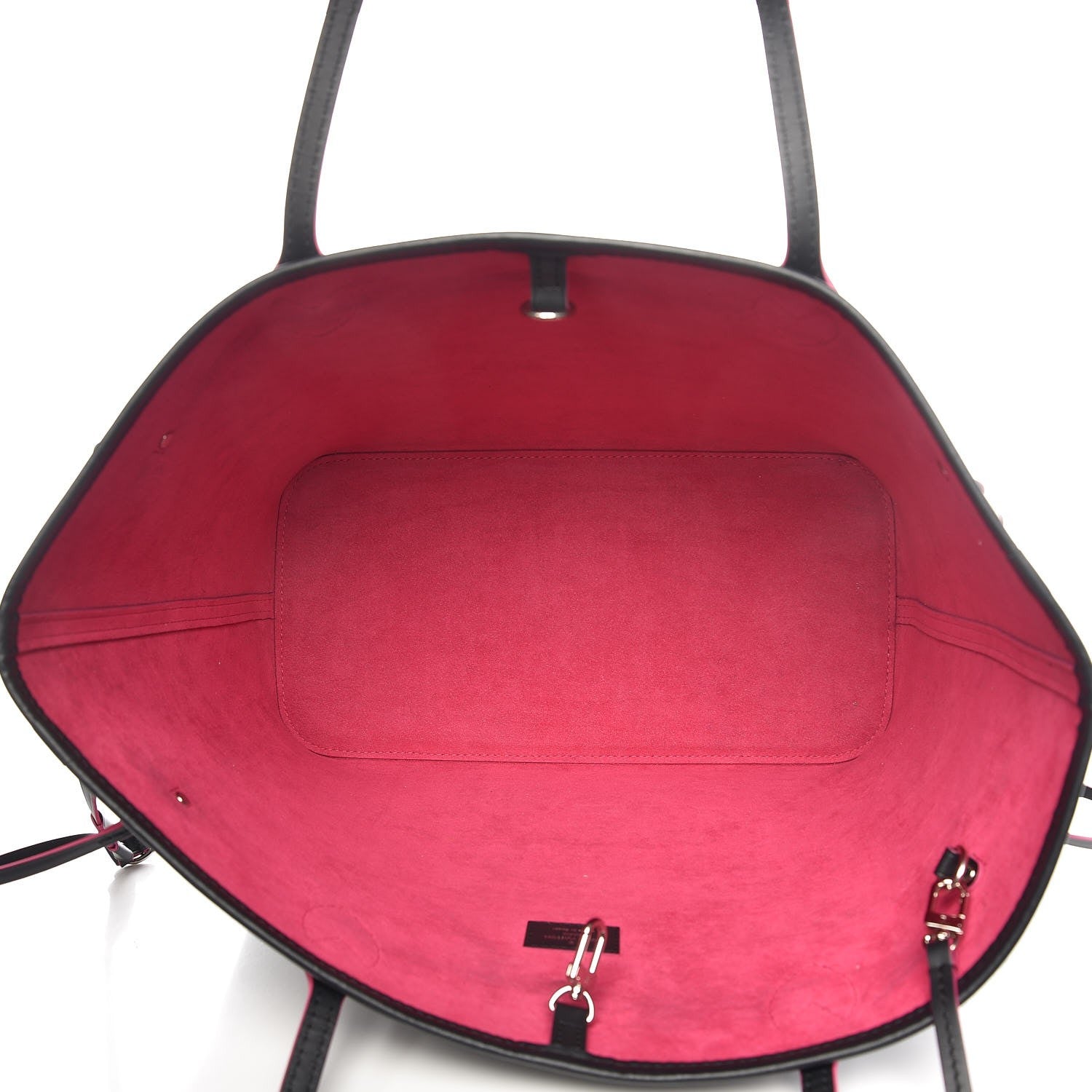 Louis Vuitton Epi Neverfull MM Black Hot Pink 6 of 11