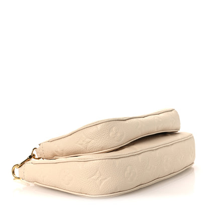 Louis Vuitton Empreinte Monogram Giant Multi Pochette Accessories Cream 4 of 9