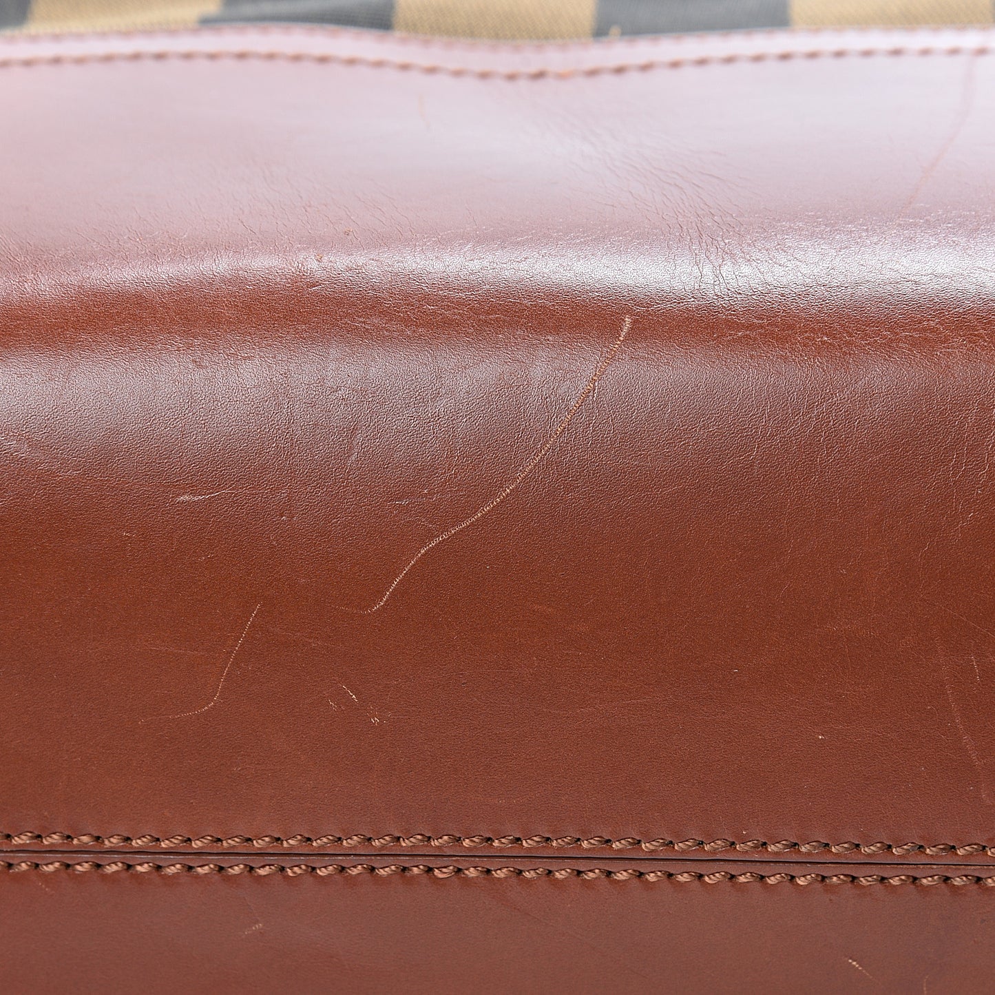 Pequin Cuoio Vegetale Medium Roll Tote Tobacco Cuoio Miele