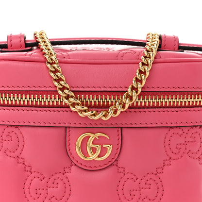 Gucci Calfskin GG Matelasse Mini Top Handle Bag Rhodamine Pink 8 of 10