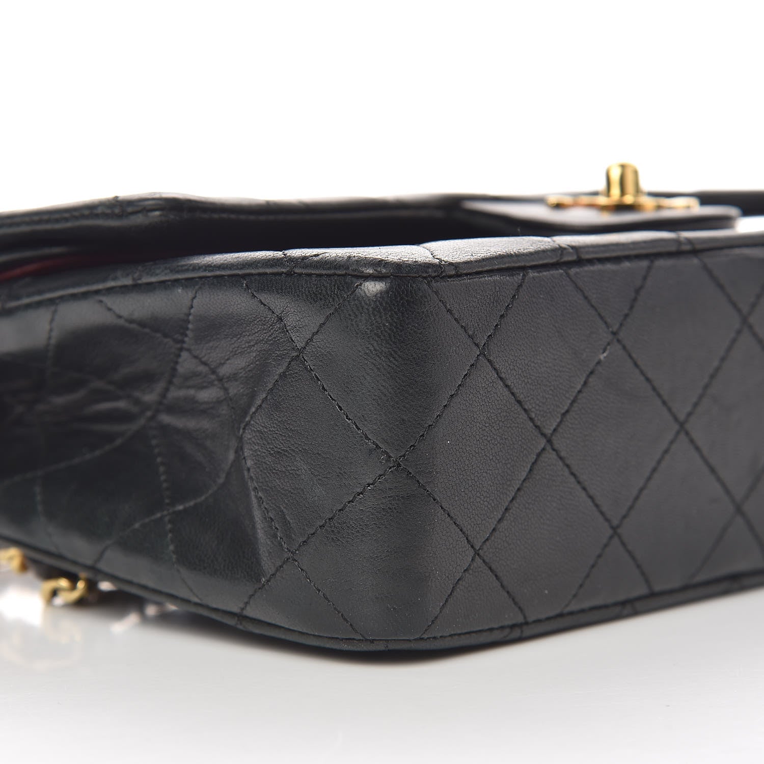 Chanel Lambskin Quilted Small Double Flap Black 14 of 17