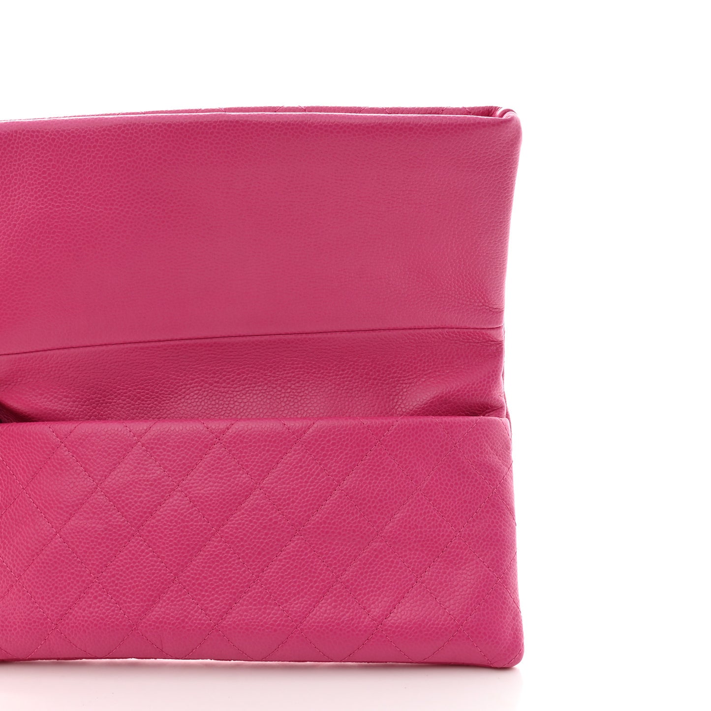 Caviar Quilted CC Beauty Clutch Pink