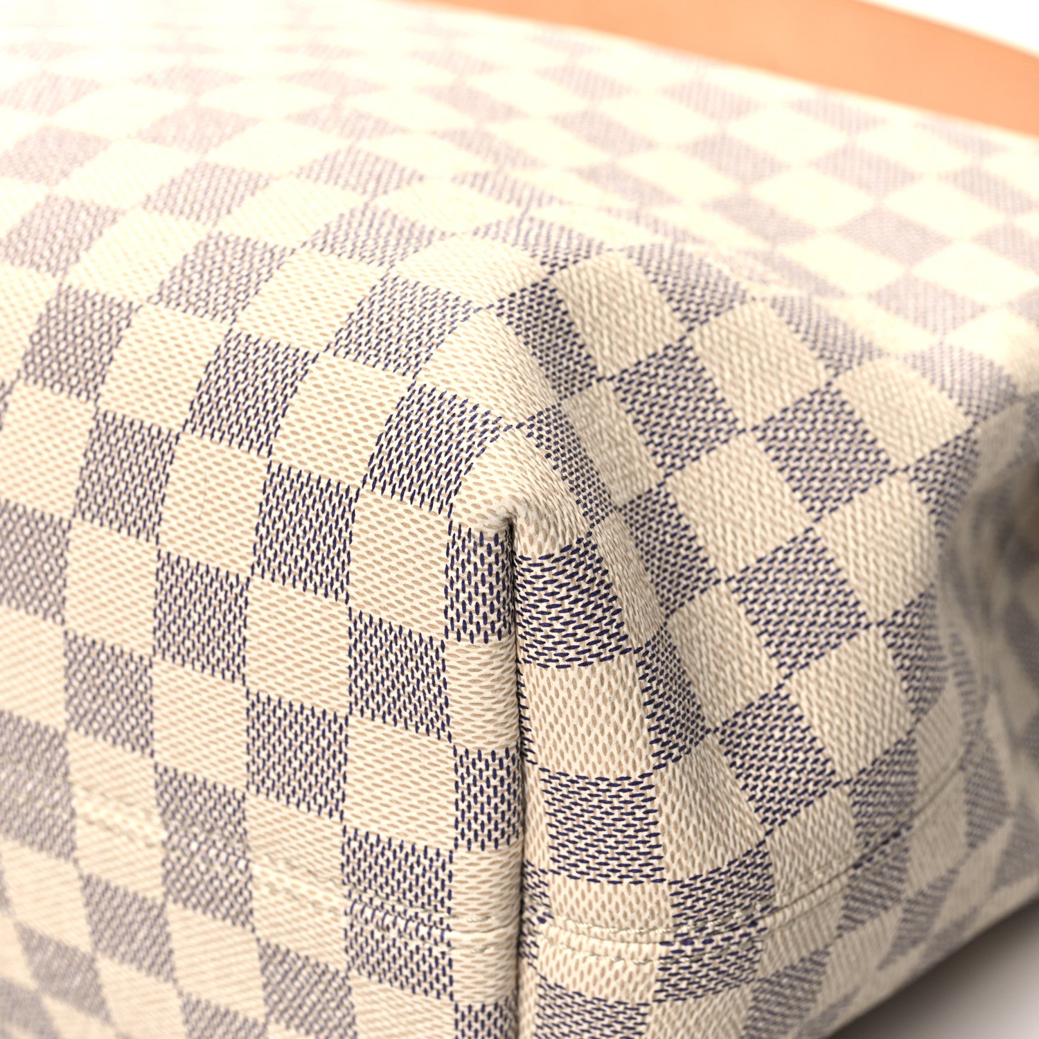 Louis Vuitton Damier Azur Graceful MM Rose Ballerine 9 of 13