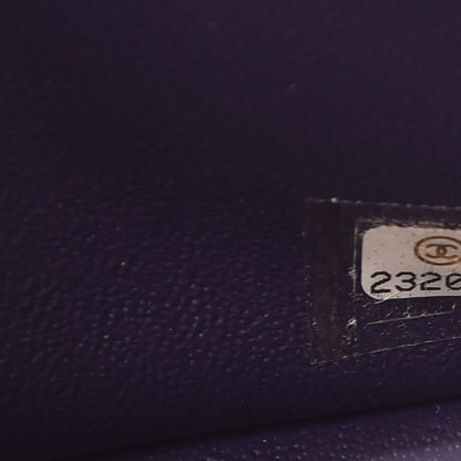 Chanel Lambskin Quilted Mini Rectangular Flap Purple 8 of 9