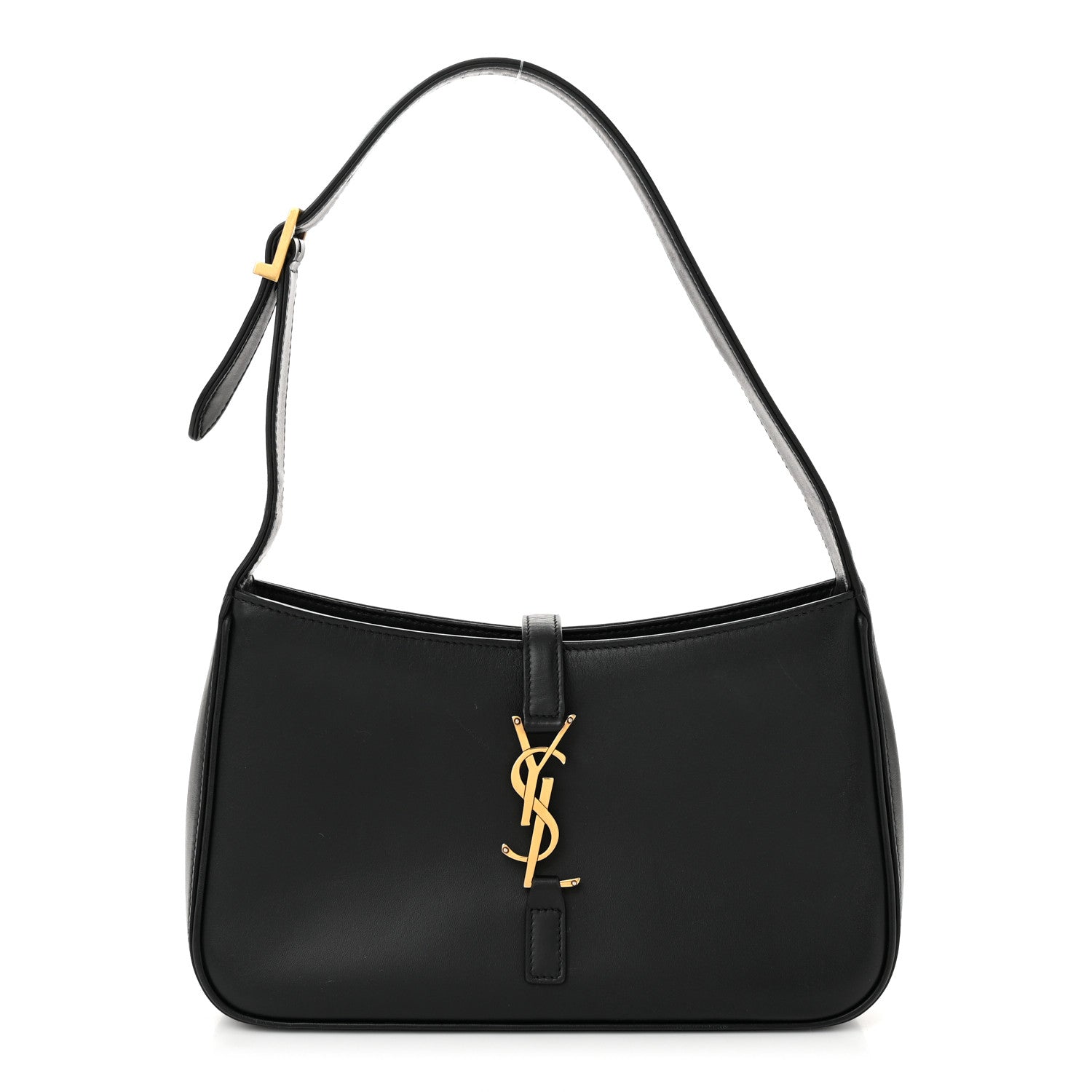 Saint Laurent Smooth Calfskin Le 5 A 7 Hobo Black 1 of 11