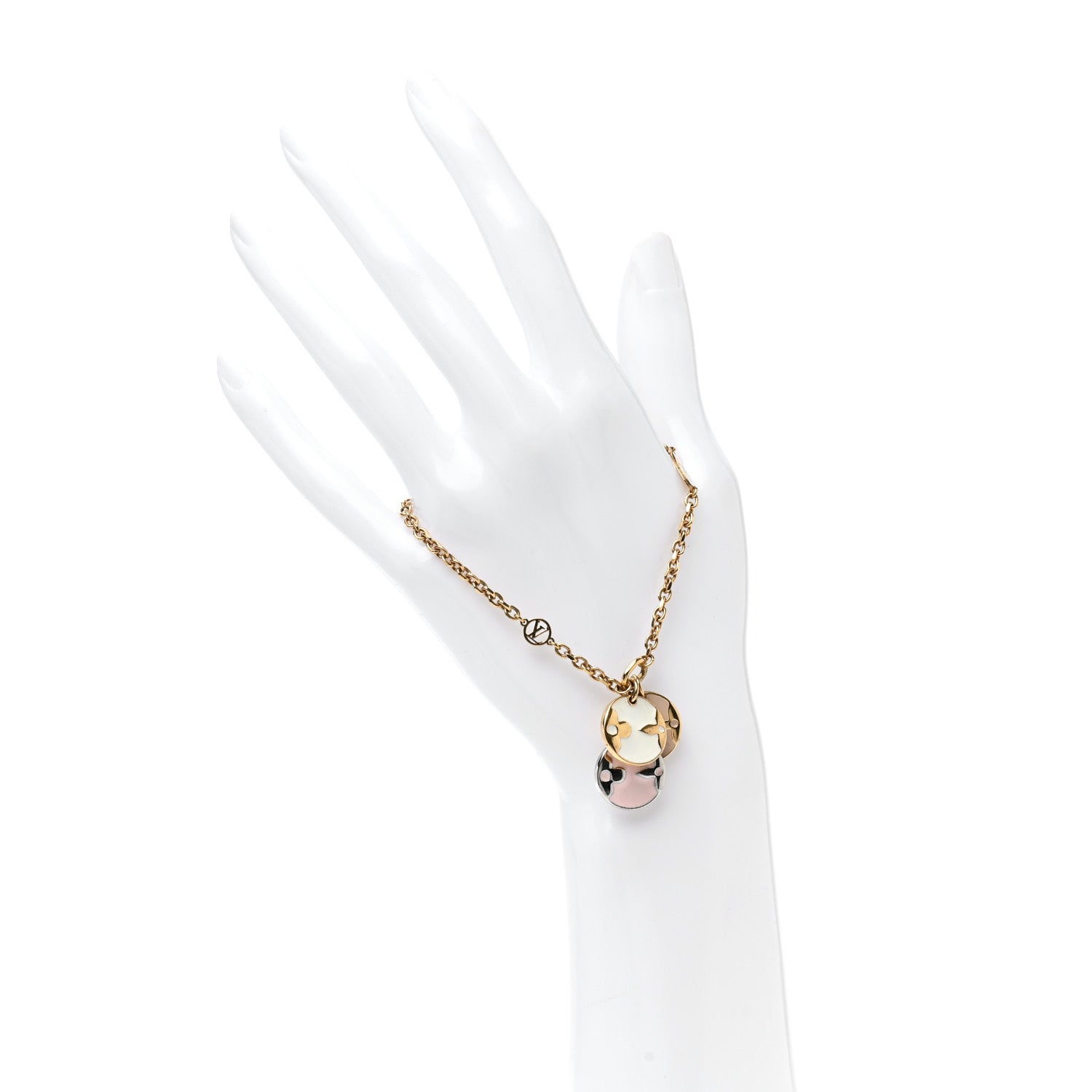 Louis Vuitton Monogram Miss LV Bracelet Gold 2 of 5