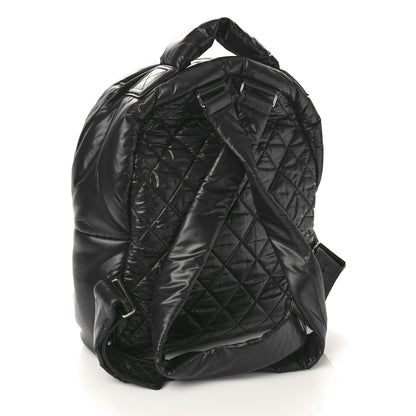 Chanel Nylon Quilted Coco Cocoon Backpack Black 3 of 10