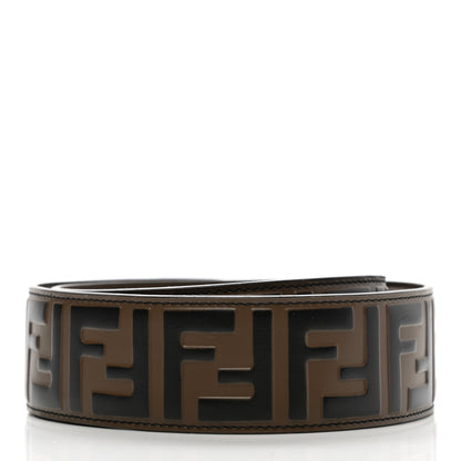 Fendi Vitello Century Bi-Color FF 1974 Embossed Strap You Maya Black 2 of 6