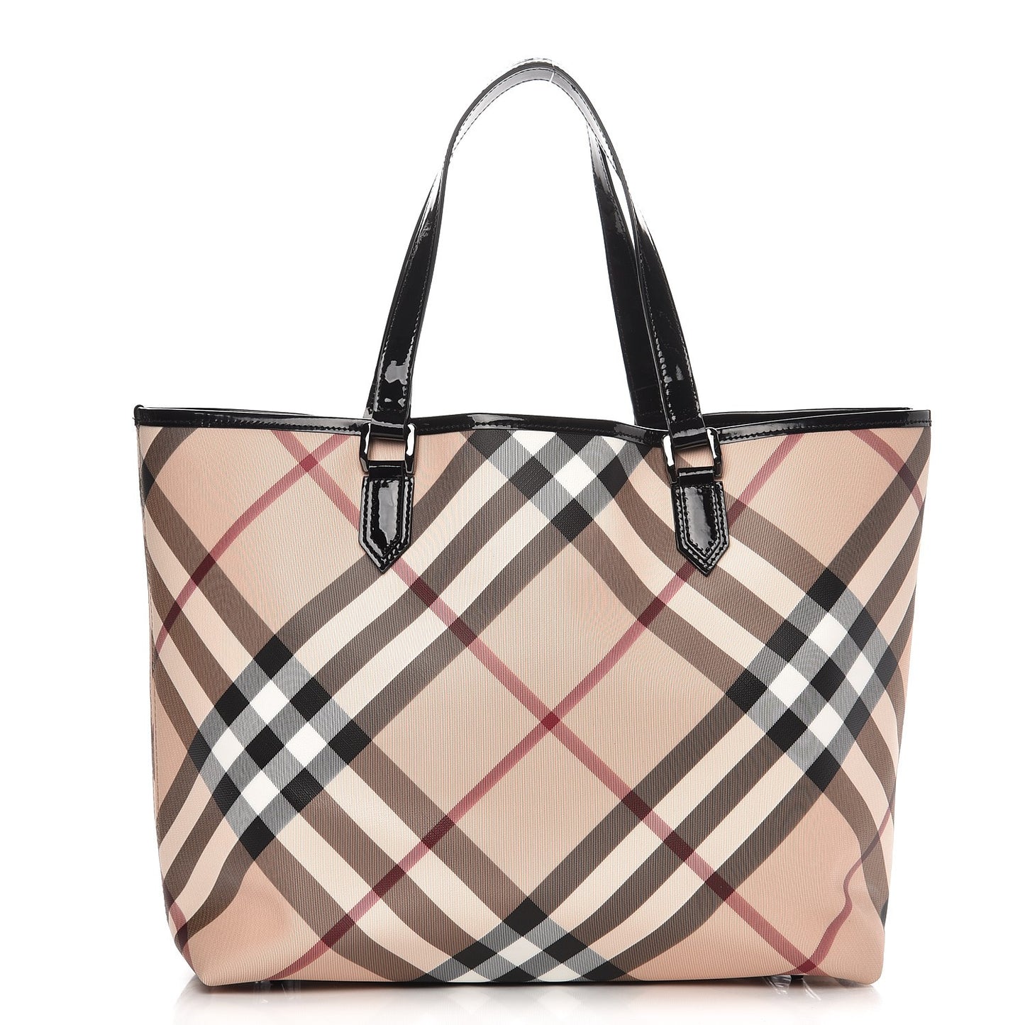 Nova Check Large Nickie Tote Black