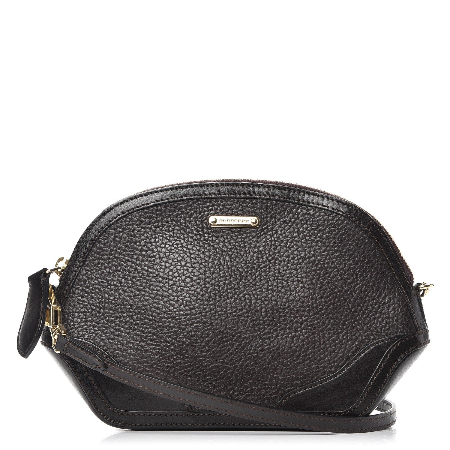Burberry Grained Calfskin Mini Orchard Crossbody Dark Brown 1 of 11
