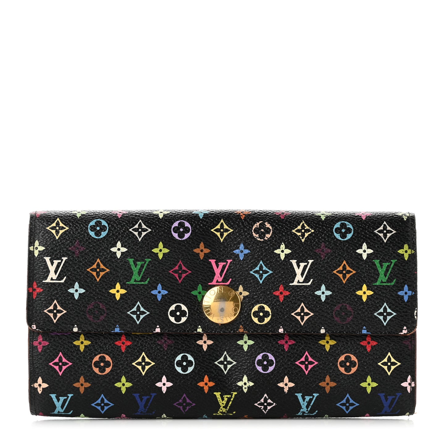 Monogram Multicolor Sarah Wallet Black Grenade