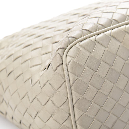 Bottega Veneta Nappa Intrecciato Small Shoulder Bag Cream 9 of 15