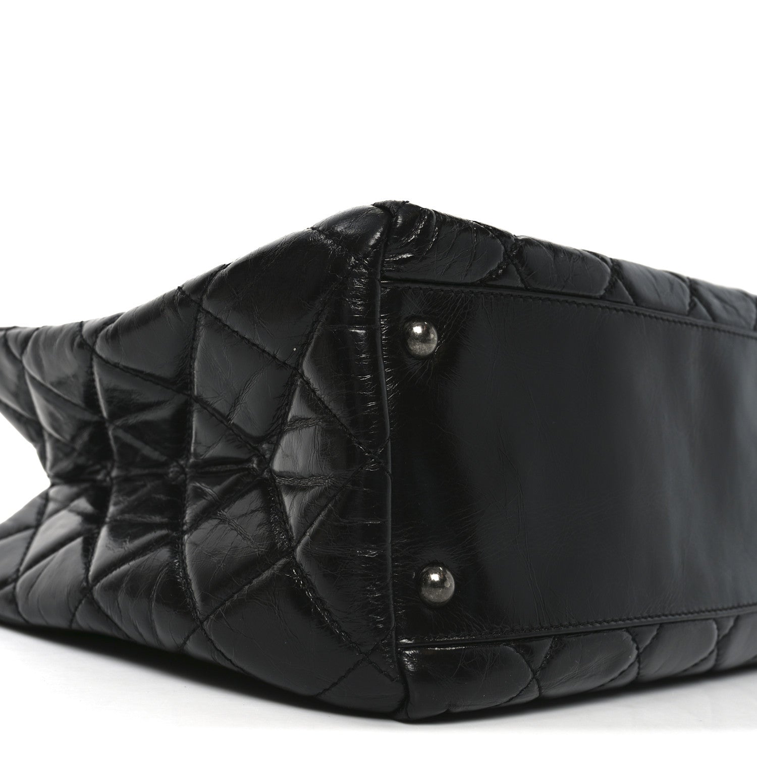 Chanel Calfskin Quilted Small Coco Soft Tote Black 9 of 11