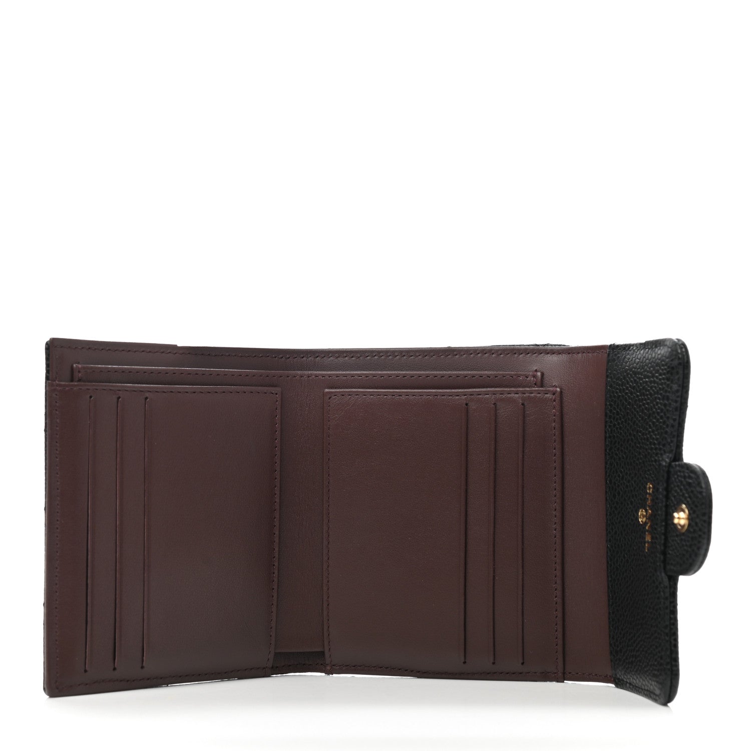 Chanel Caviar Quilted Compact Flap Wallet 5 of 9