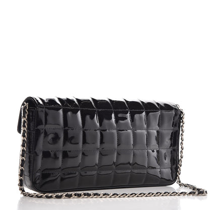 Chanel Patent East West Chocolate Bar Flap Black 3 of 9