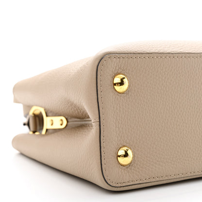 Louis Vuitton Taurillon Capucines PM Galet 8 of 10