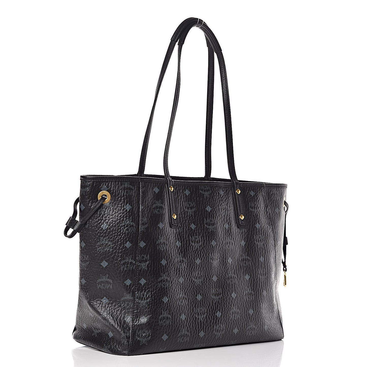 Visetos Medium Project Reversible Shopper Tote Black