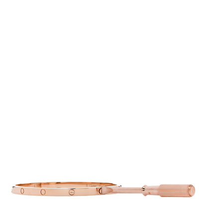 Cartier 18K Pink Gold Small LOVE Bracelet 17 3 of 8