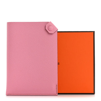 Hermes Epsom Tarmac PM Passport Holder Mauve Sylvestre 10 of 10