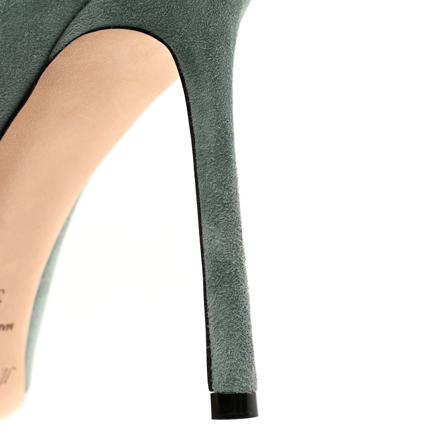 Suede Romy 100 Pumps 38 Verdi Gris