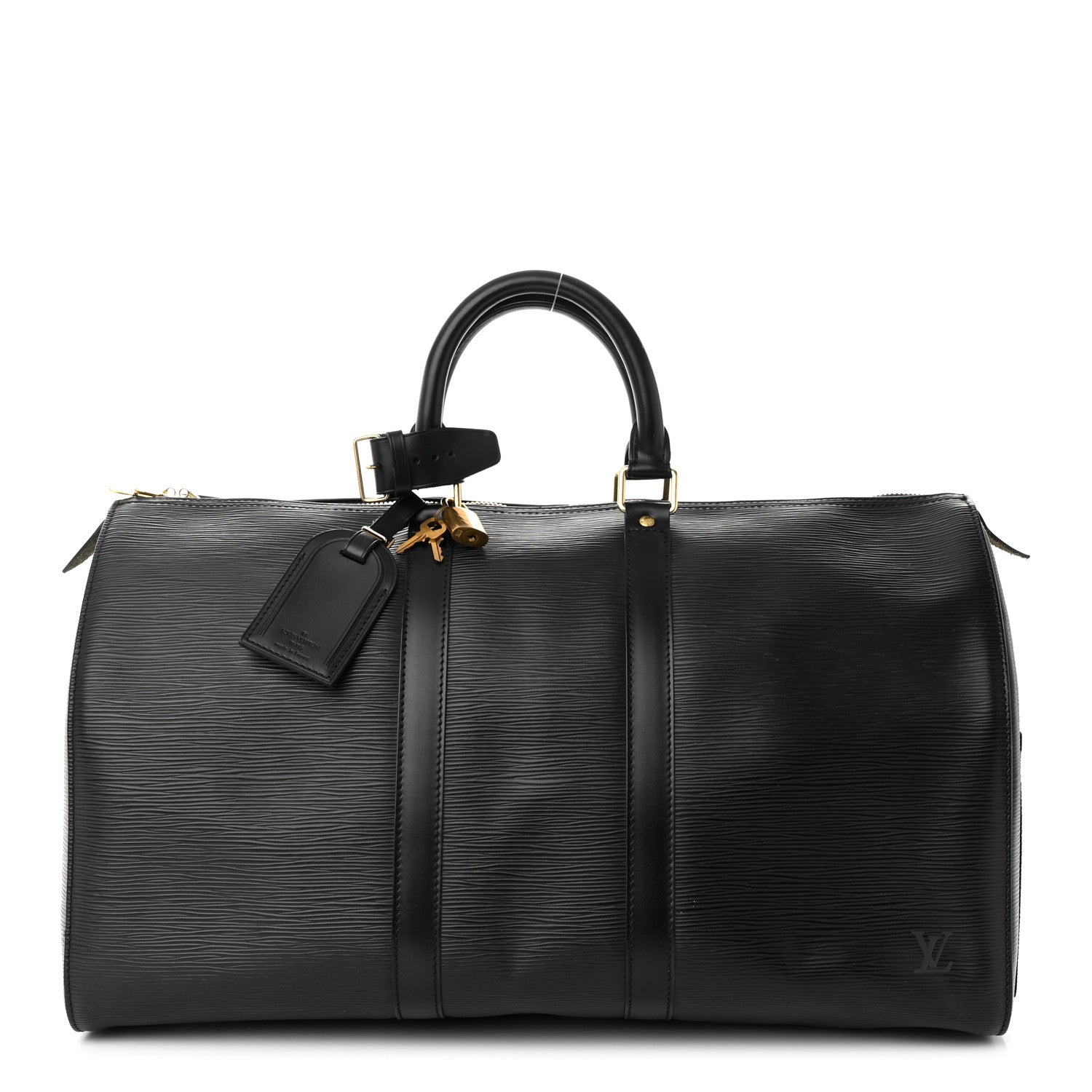 Louis Vuitton Epi Keepall 45 Black 1 of 10