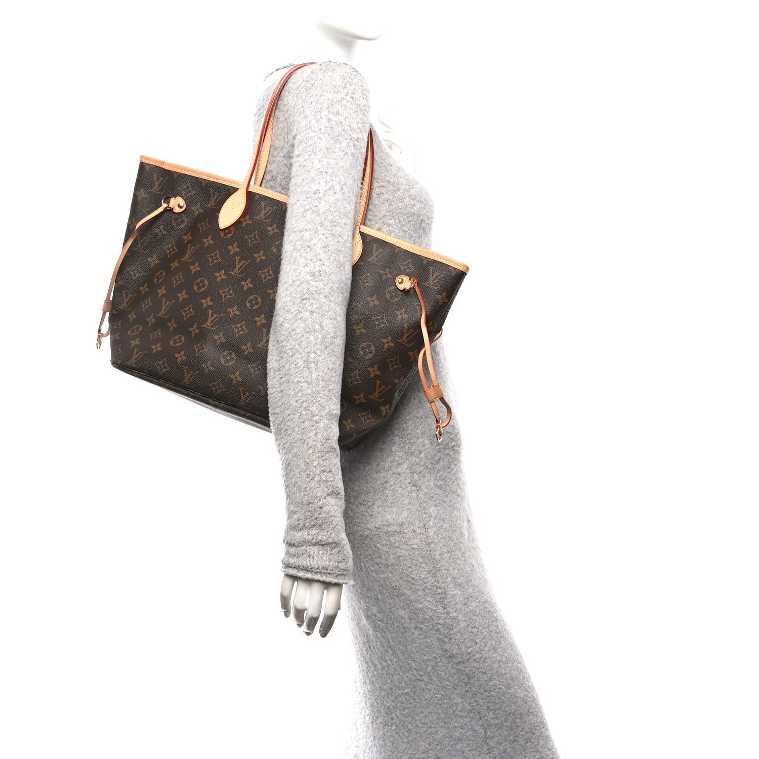 Louis Vuitton Monogram Neverfull MM 2 of 9