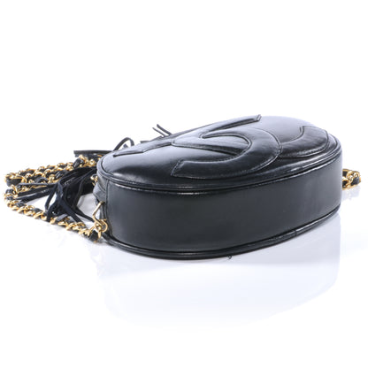 Chanel Lambskin CC Tassel Bag Black 4 of 8