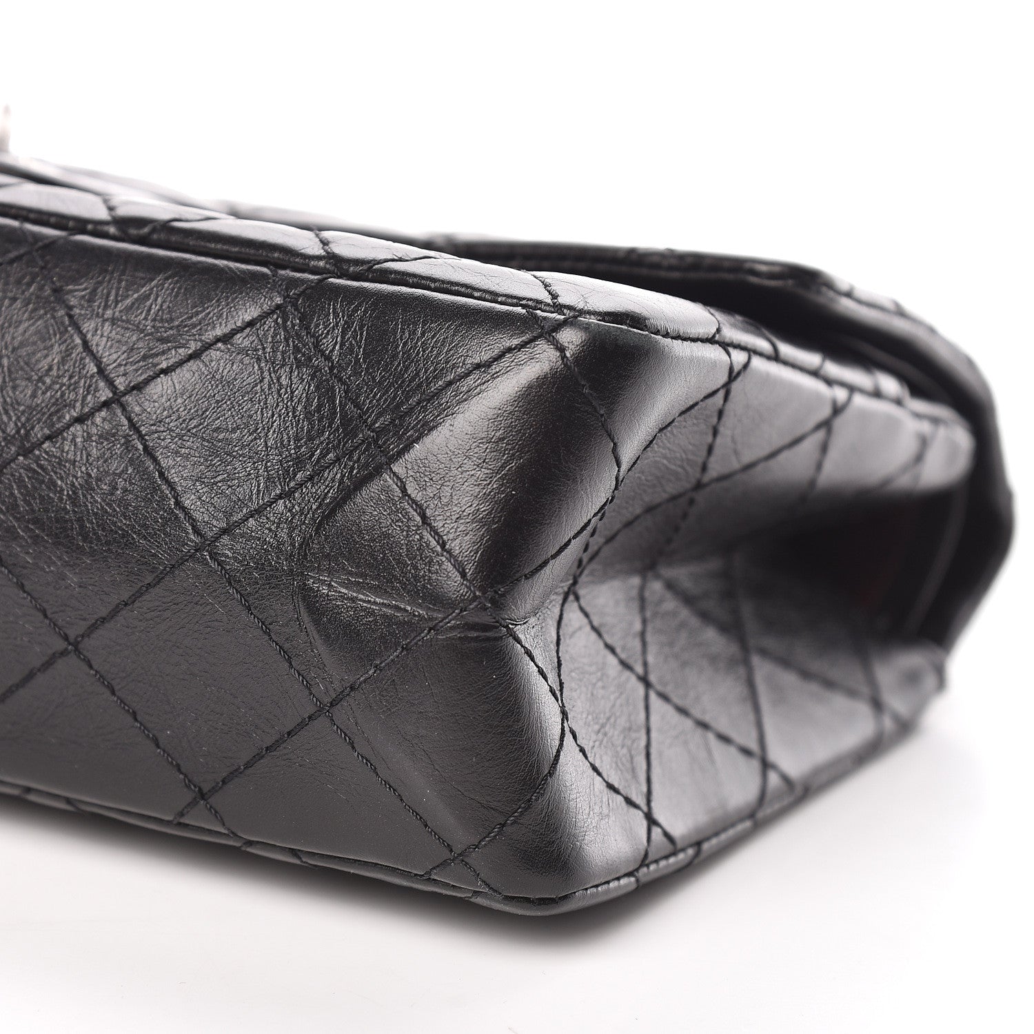 Chanel Aged Calfskin Quilted 2.55 Reissue 225 Flap Black 10 of 11
