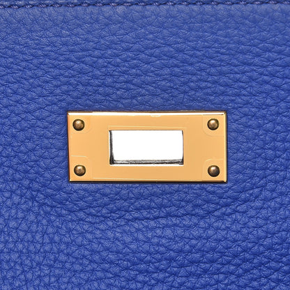 Hermes Togo Kelly Retourne 32 Bleu Electrique 31 of 35