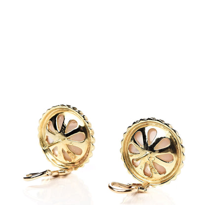 Mikimoto 18K Yellow Gold Mabe Pearl 14.5mm Earrings 3 of 5