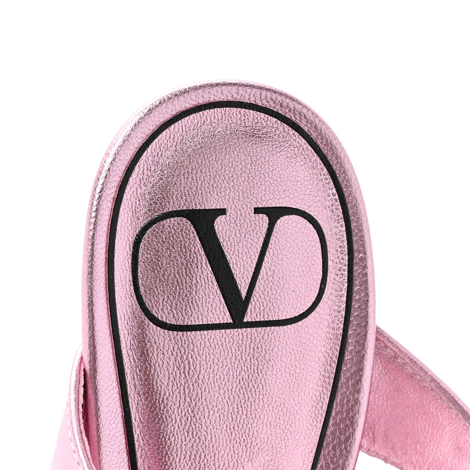 Valentino Garavani Metallic Nappa Roman Stud T-Strap 100mm Sandals 36.5 Giacinto 7 of 11