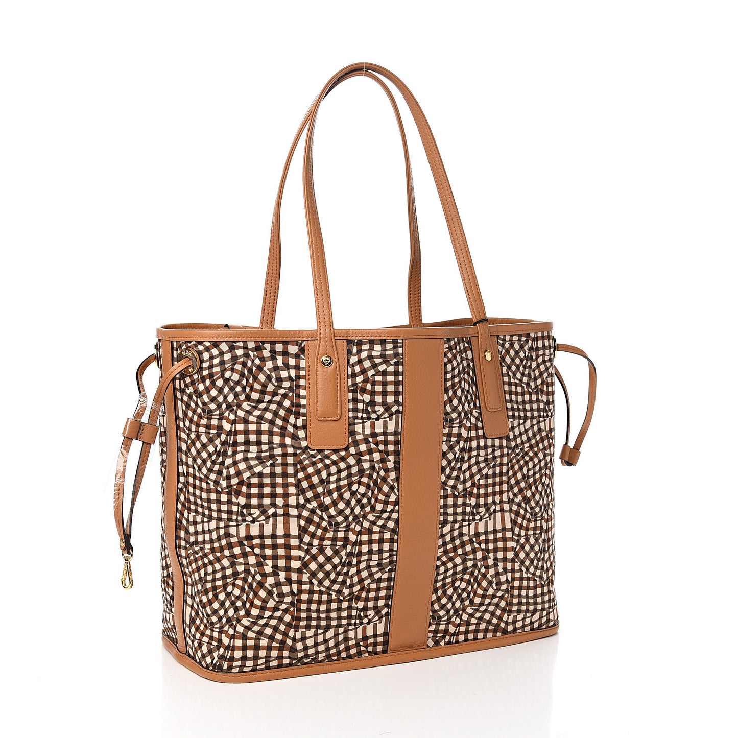 Visetos Medium Liz Reversible Shopper Tote Cognac