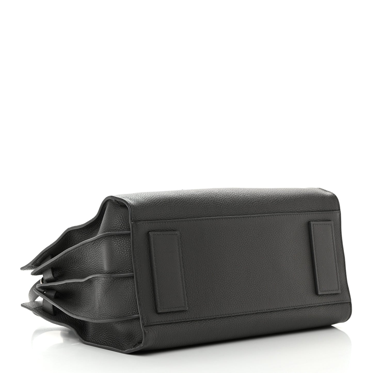 Grained Calfskin Small Supple Sac De Jour Fog