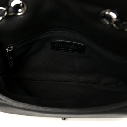 Chanel Caviar Quilted Medium Now and Forever Flap Black 4 of 10