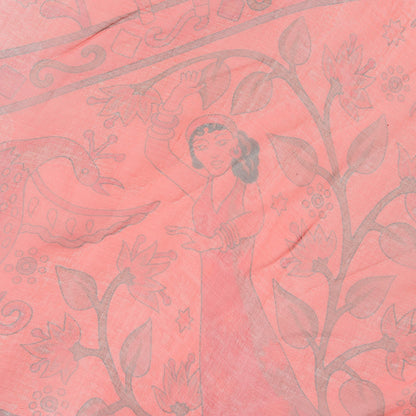 Hermes Silk Mousseline Peuple Du Vent Shawl 140 6 of 6