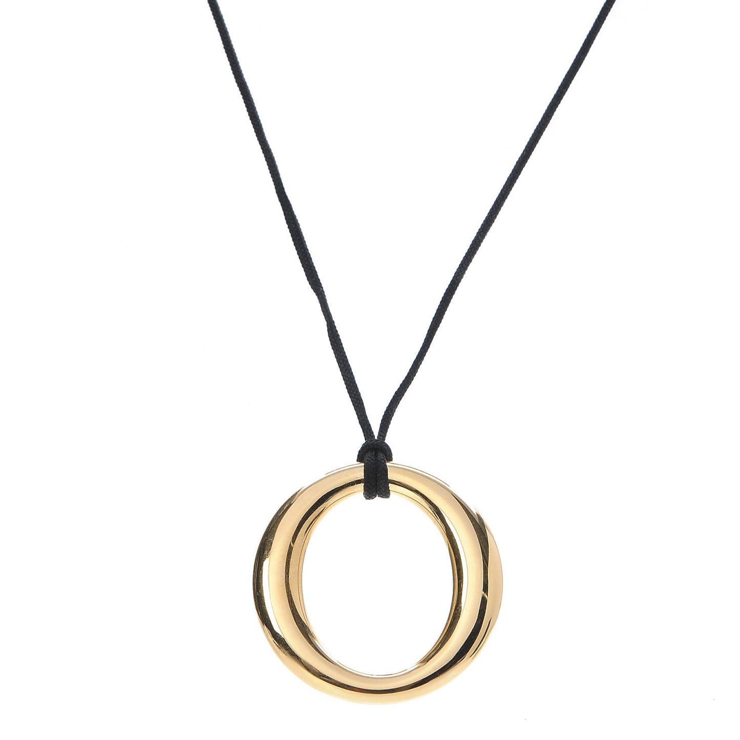 18K Yellow Gold Elsa Peretti Sevillana Pendant Necklace