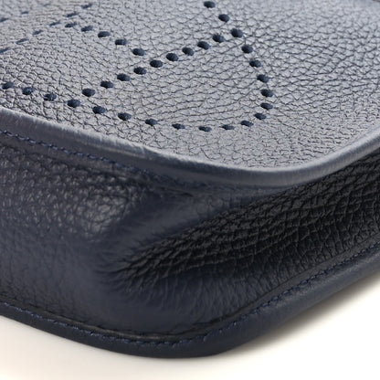 Hermes Taurillon Clemence Evelyne TPM Bleu Nuit 8 of 9