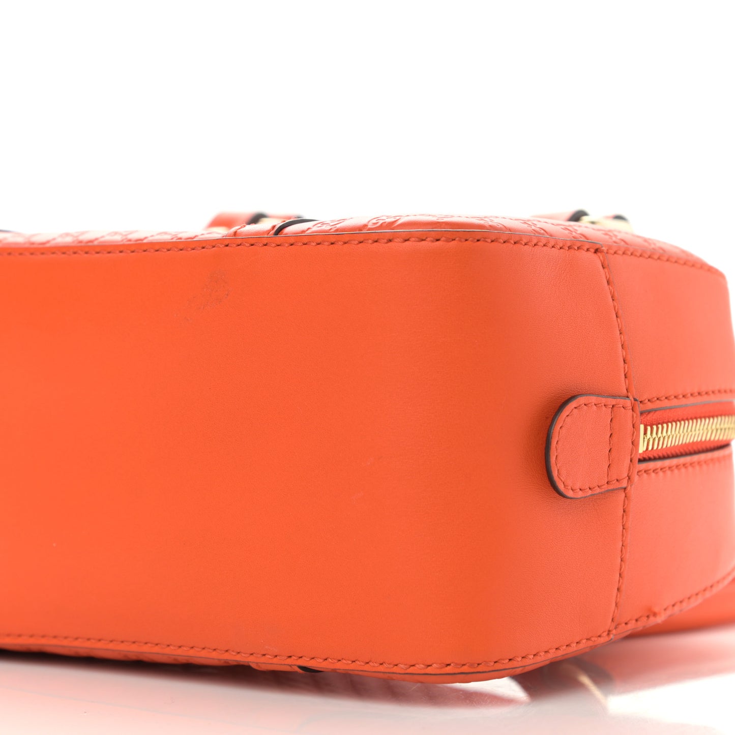 Soft Microguccissima Small Crossbody Bag Sun Orange