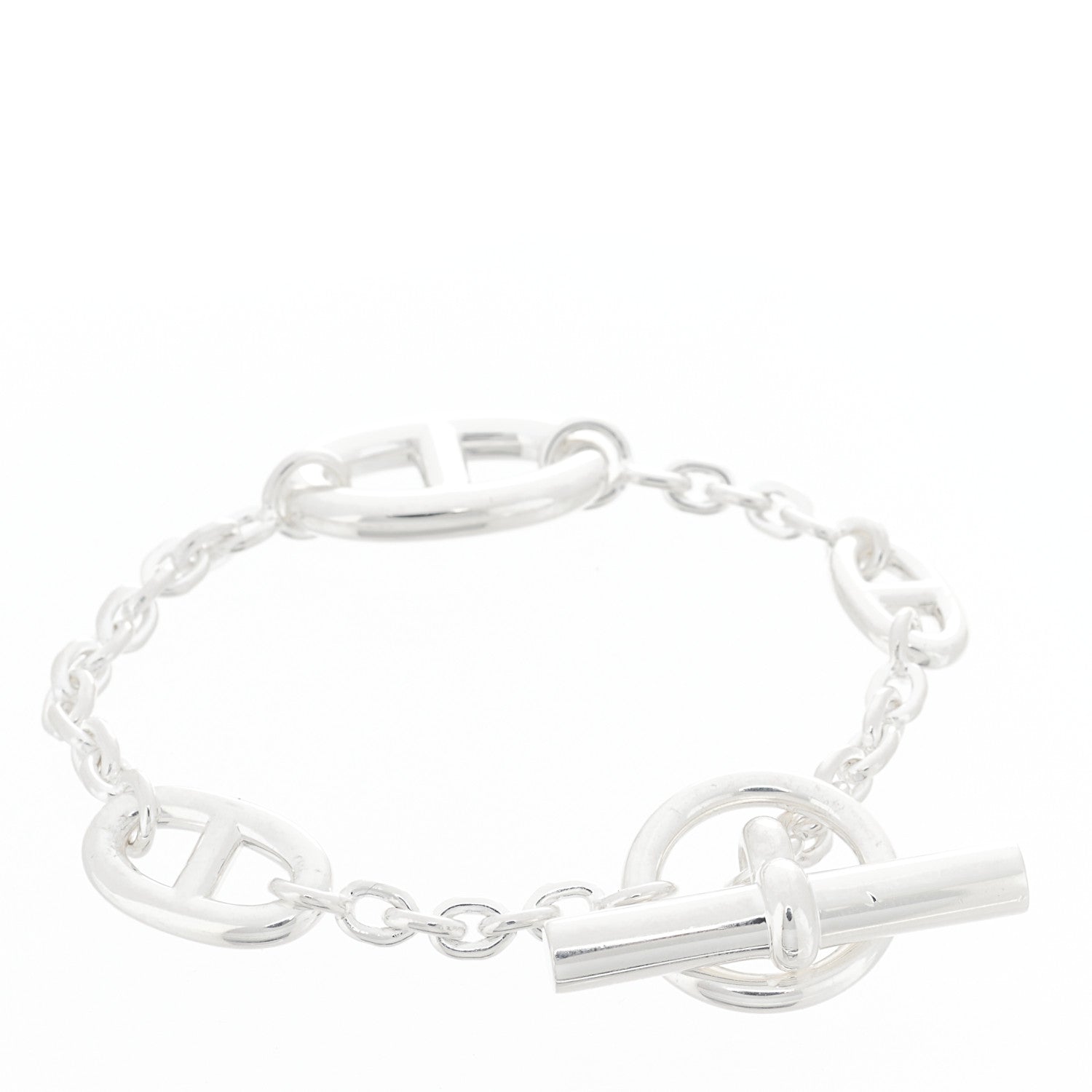 Hermes Sterling Silver Farandole Bracelet ST 2 of 4