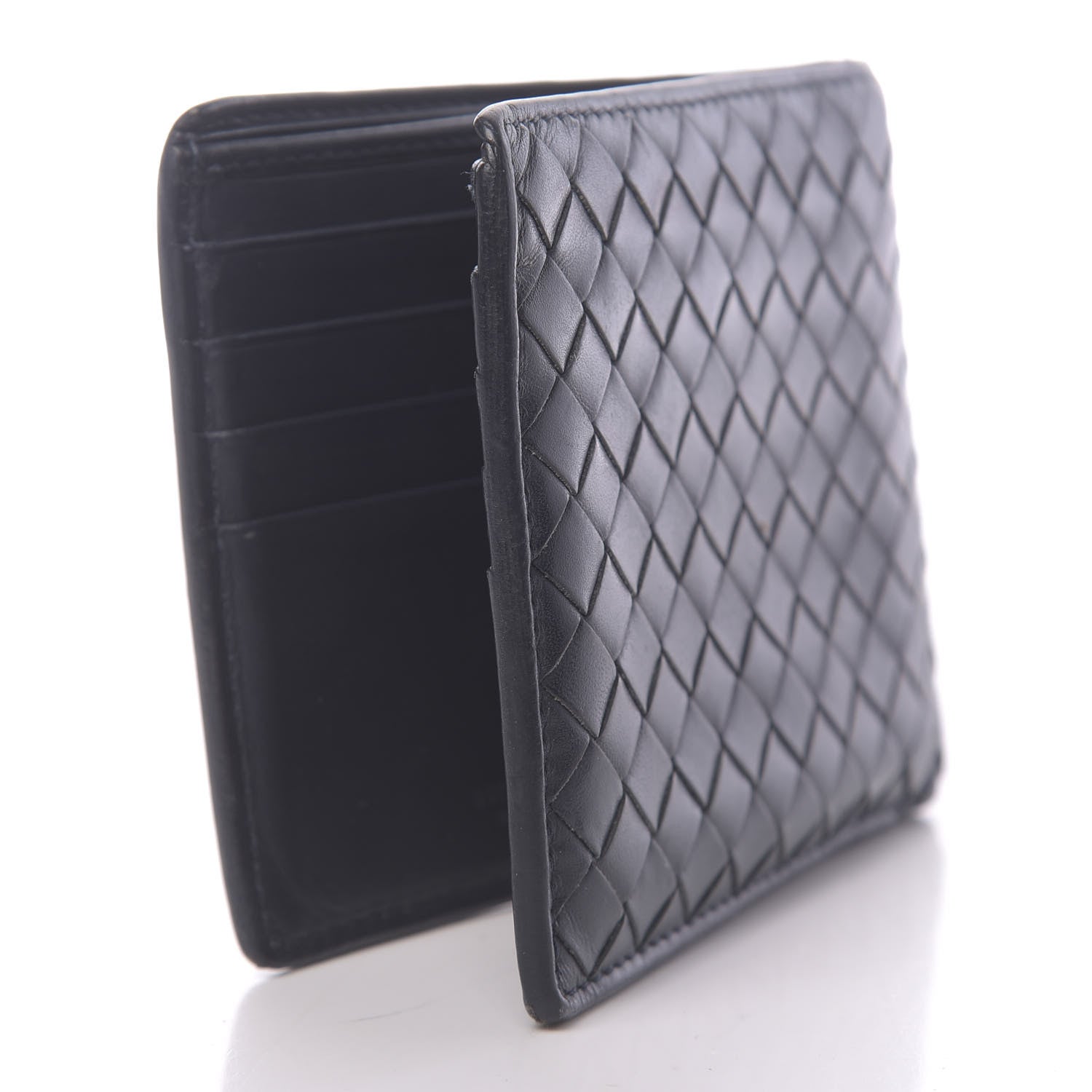 Bottega Veneta Nappa Intrecciato Bi-Fold Wallet Black 3 of 6