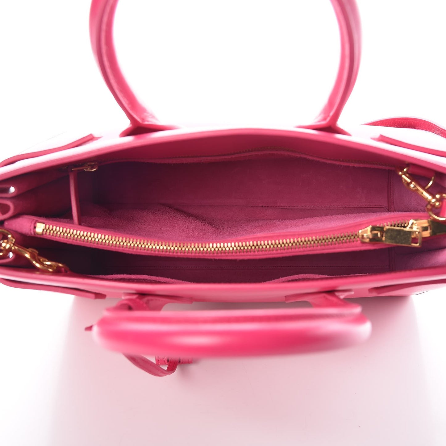Calfskin Small Sac De Jour Lipstick Fuchsia