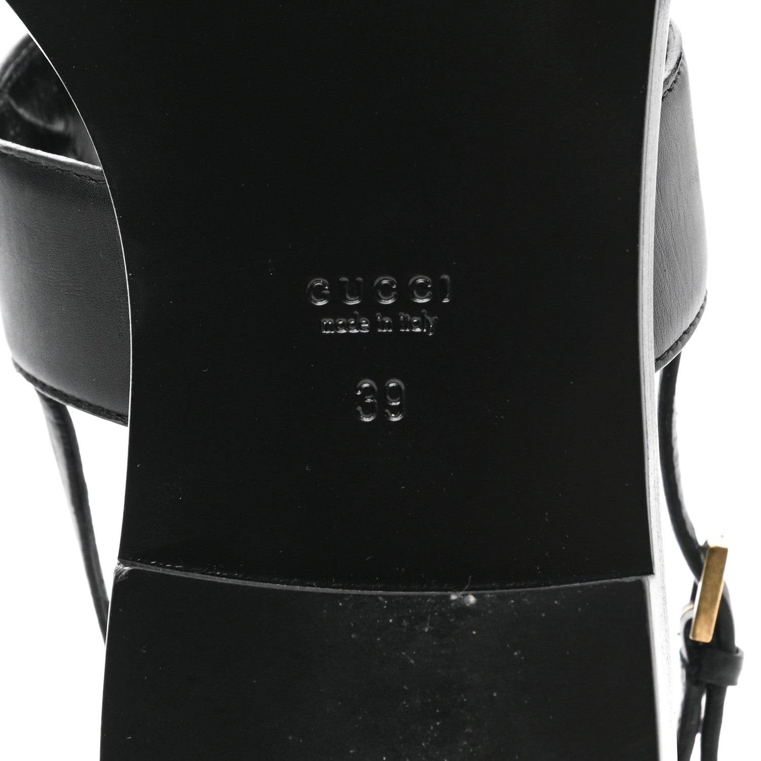 Gucci Nylon Web Lifford Jakarta Sandals 39 Black 6 of 7