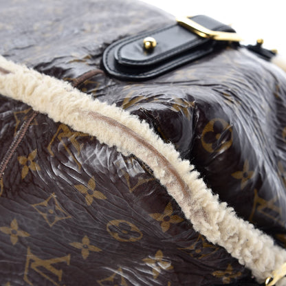 Louis Vuitton Patent Monogram Shearling Sac Thunder 13 of 25