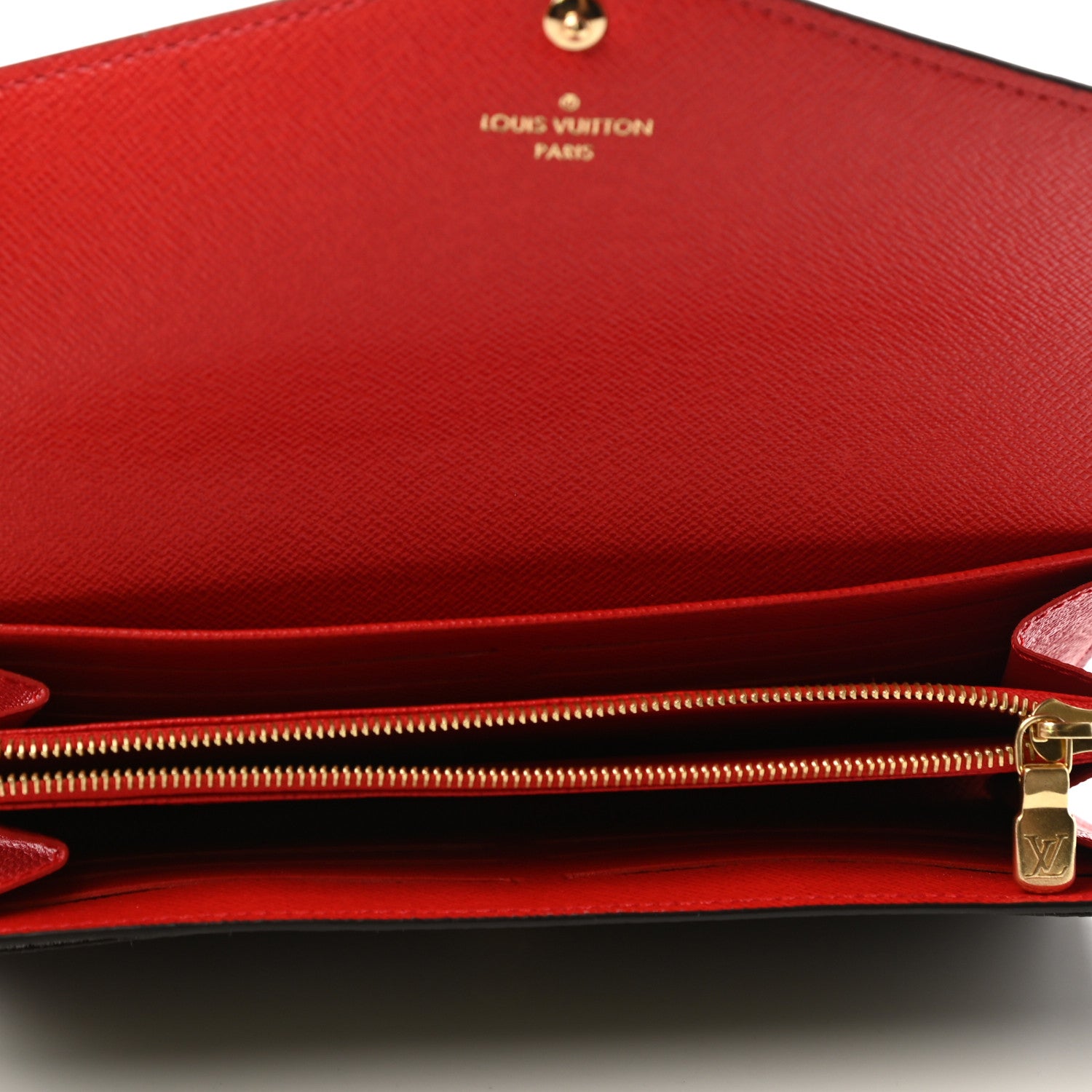 Louis Vuitton Monogram Sarah Wallet NM Coquelicot 5 of 8