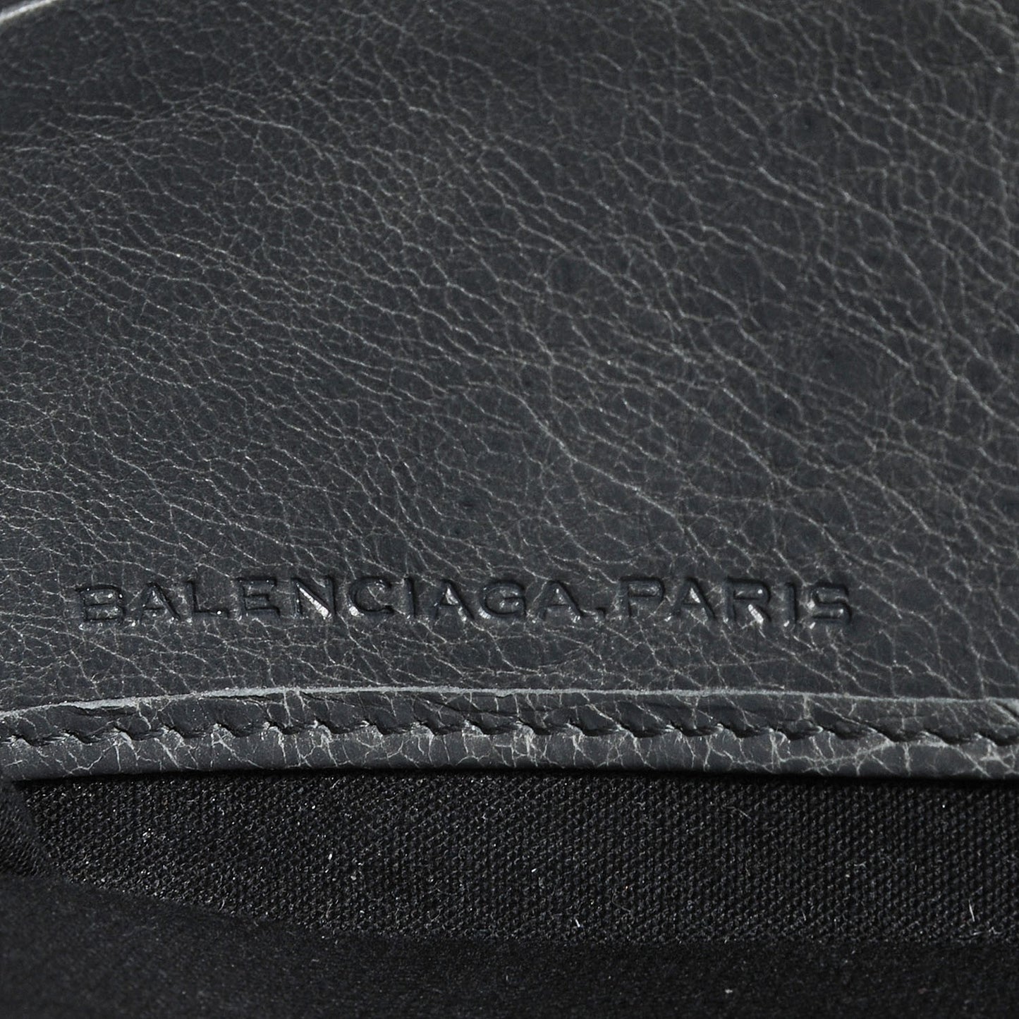 Agneau Classic Hardware Continental Zip Around Wallet Gris Tarmac