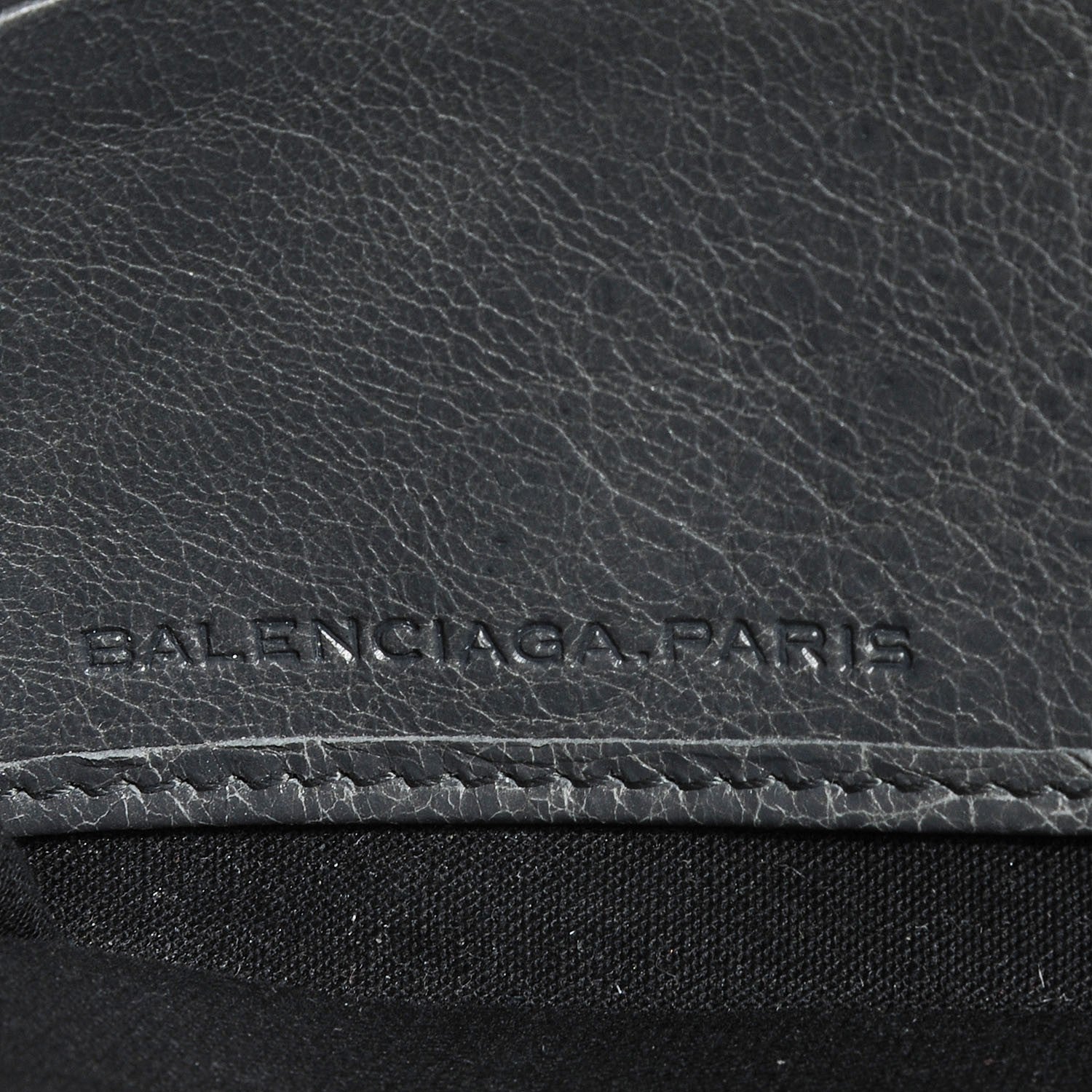 Balenciaga Agneau Classic Hardware Continental Zip Around Wallet Gris Tarmac 6 of 8