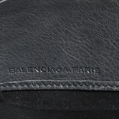 Balenciaga Agneau Classic Hardware Continental Zip Around Wallet Gris Tarmac 6 of 8